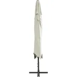 METRO PROFESSIONAL Sonnenschirm quadratisch, Aluminium, 4 x 4 m, wasserabweisend, weiß/grau
