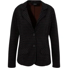 Aniston SELECTED Kurzblazer gemustert Orange/Schwarz 38