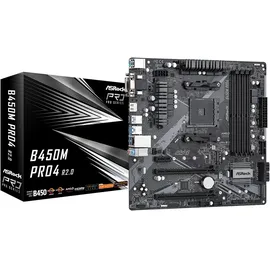 ASRock B450M Pro4 R2.0 Micro-ATX Mainboard