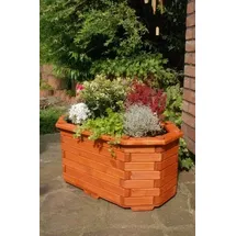Deko-Shop-Hannusch Pflanzkasten, Blumenkasten, Blumenkübel aus massivem Holz, für den Garten, (ohne Blumen)
