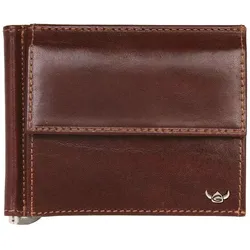 Golden Head Colorado Geldbörse RFID Leder 11 cm mit Geldscheinklammer  braun