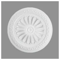 PROVISTON | Stuckrosette Polystyrol Durchmesser 600 mm Weiß Deckenrosette