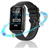 Fenamor Smartwatch Damen Schmal mit Telefonfunktion Blutdruckmessung Fitness Tracker Damen, 1.57" Bluetooth Anrufen 120+ Sportmodi Wasserdicht Smartwatch Damen Klein SpO2 Herzfrequenz Schlafmonitor