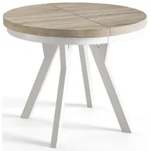 alpi möbel Runder Esstisch 80 x 77 x 80 cm weiß
