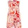 LASCANA Bandeauoverall mit Alloverprint orange|rot 40