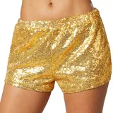 Tectake tectake® Pailletten-Shorts