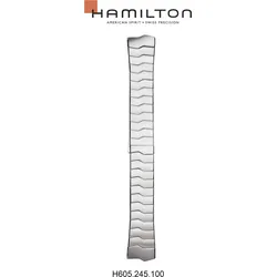 Hamilton - Edelstahlarmband für Hamilton Ventura Elvis 80 Auto H695.245.100 - silber