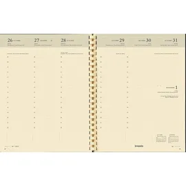 Brepols Buchkalender "TIMING" 2018, schwarz