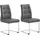 byLIVING Esszimmerstuhl Marlen XXL Mikrofaser grau 2er Set