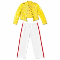 Fun Shack Rock Musiker Kostüm, 80er Jahre Outfit Herren, 80er Jahre Kostüm Männer, Faschingskostüme Männer, Karneval Kostum Herren, XL