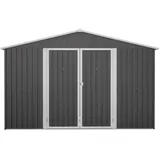 Oxeza Gerätehaus, Grau, Metall, Mode, Rechteckig, 252x191x300 cm, Aufbewahrung & Schutzhüllen, Geräteschuppen