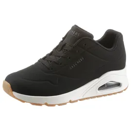 SKECHERS Uno - Stand On Air Schwarz / Weiß 40