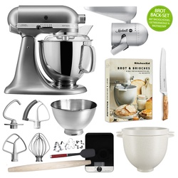 KitchenAid Artisan Küchenmaschine 5KSM175PS Brot-Back-Set Kontursilber
