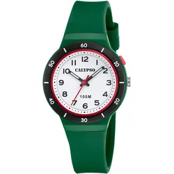 Quarzuhr CALYPSO WATCHES "Sweet Time", grün, Armbanduhren, Kinder, Armbanduhr, Kinderuhr, Geschenkidee, Geburtstag, Schulanfang