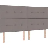 vidaXL Kopfteil mit Kopfteil Taupe 180 cm