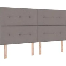 vidaXL Kopfteil mit Kopfteil Taupe 180 cm