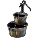 Costway Gartenbrunnen mit Wasserpumpe