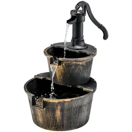 Costway Gartenbrunnen mit Wasserpumpe