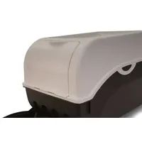 Novaliv 2x Mittel 5L perlmut Gemüsebox Kartoffel Aufbewahrungsbox Vorratsdose Zwiebeltopf Knoblauchbox Obsttopf