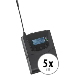 Beatfoxx Silent Disco V2 SDR-BP30 Bodypack-Receiver 5x Set