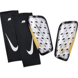 Nike Mercurial Lite SuperLock Schienbeinschoner 101 white/black/mtlc gold coin L