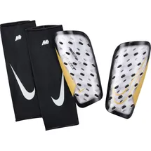 Nike Mercurial Lite SuperLock Schienbeinschoner 101 white/black/mtlc gold coin L