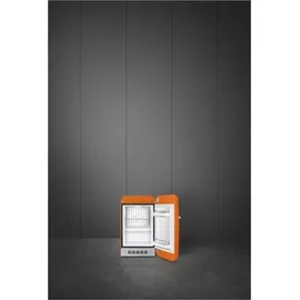 Smeg FAB5ROR6 Retro Design Kühlschrank (40 l, 725 mm hoch, Orange)