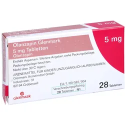 Olanzapin Glenmark 5 mg Tabletten 28 St