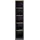 Möbel Boss Aktenregal 43 x 38 x 204 cm Grau/Schwarz