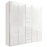 Novel Kleiderschrank, Weiß, - 250x236x58 cm,