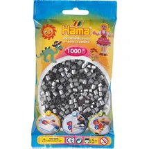 Hama Beutel mit Perlen 1000 St. silber