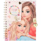 DEPESCHE TOPModel Tagebuch mit Herz-Schloss und Armband,
