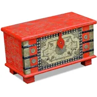 vidaXL Aufbewahrungstruhe 80x40x45 cm rot