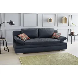 luma-home Schlafcouch Mikrofaser 2-Sitzer Grau