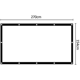 Maclean Brackets Maclean MC-982 Beamerleinwand 265x149cm 120", Zoll Projektor Leinwand Bildschirm Projektionswand