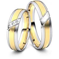 Trauringe Lippstadt 585er Gelb-/Weiflgold - 6360
