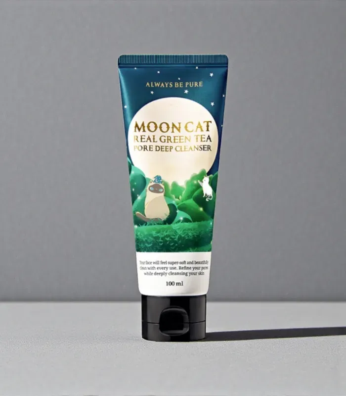 Always Be Pure Mooncat Real Green Tea Pore Deep Cleanser – sanfter Gesichtsreiniger 100ml