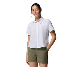 Columbia Silver Ridge Utility II SS Shirt Weiß XS