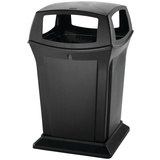 Rubbermaid Ranger®, 4 Öffnungen, 170 l, schwarz