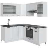 Vicco Winkelküche Fame-Line L-Form 160 x 190 cm Weiß