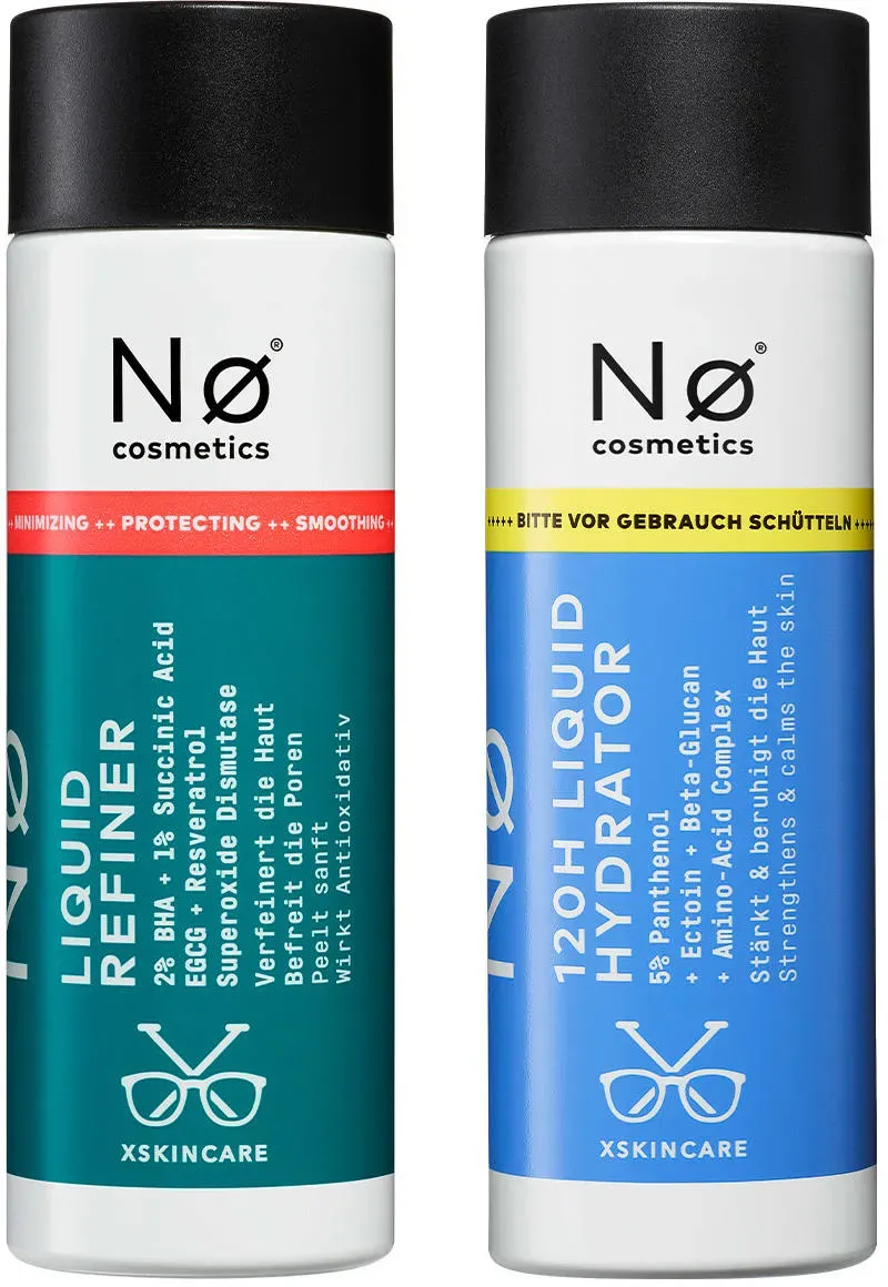 Nø Cosmetics Liquid Hydrator & Refiner Set