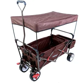 FUXTEC Fuxlife Einsteiger Bollerwagen FX-CT350 Braun
