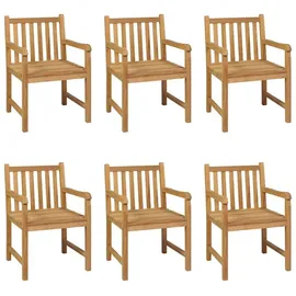 vidaXL Garten-Essgruppe 7-tlg. Tisch 200 x 100 cm braun
