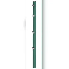 GAH Alberts Doppelstabmattenzaun Zaunpfosten 60 x 150 cm Grün/Stahl