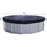 Quick Star Poolabdeckung Rund für Pools 320-366 cm Freizeit, und Wasserspaß, Poolzubehör, Poolabdeckung