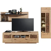 Livetastic Wohnkombination Madera II ¦ holzfarben ¦ Maße (cm): B: 285 H: 193 T: 47.0