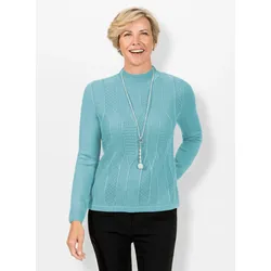 Classic Stehkragenpullover »Pullover« Classic aquamarin 42