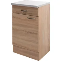 Flex-Well Unterschrank Bergen 50 x 85 x 50 cm Braun