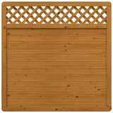 Traumgarten Lamellenzaun 179 x 179 cm Braun/Holz