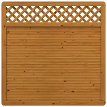 Traumgarten Lamellenzaun 179 x 179 cm Braun/Holz